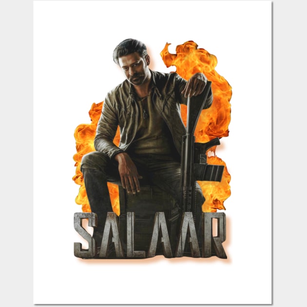 Prabhas l Salaar movie l Bollywood l Tamil Wall Art by Swag Like Desi